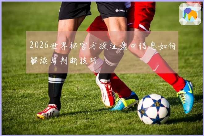 2026世界杯官方投注盘口信息如何解读与判断技巧