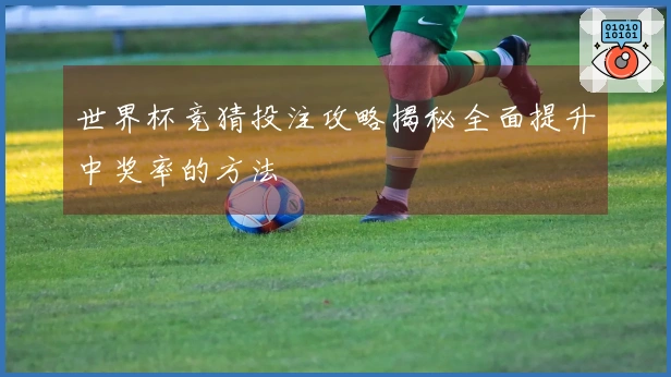 世界杯竞猜投注攻略揭秘全面提升中奖率的方法